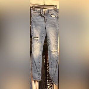 Universal Thread Light Blue Distressed Skinny Jeans